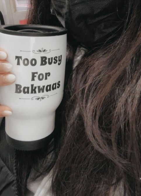 
                  
                    Too Busy For Bakwaas Stainless Steel Travel Mug
                  
                
