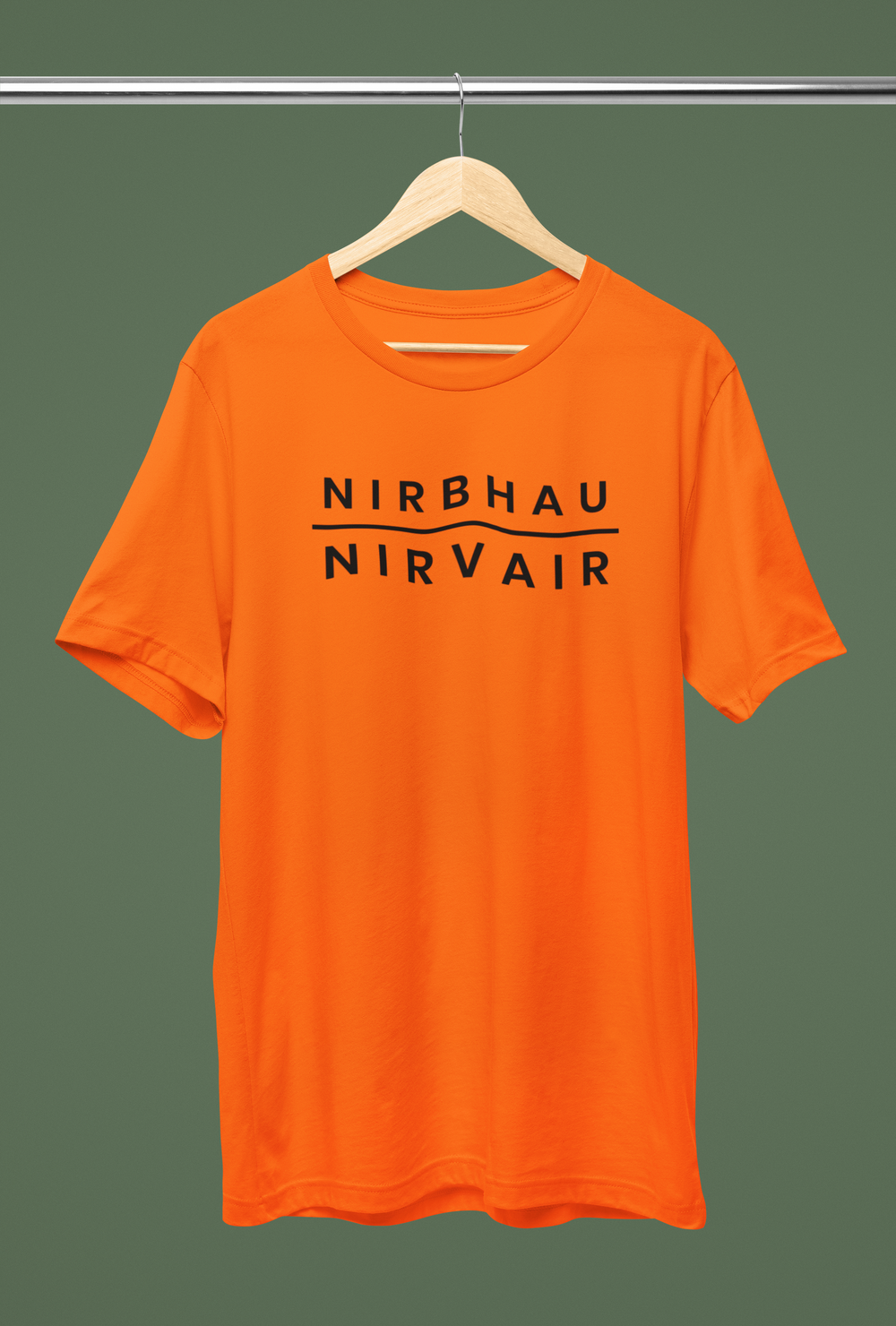 BASIC ESSENTIALS: Nirbhau Nirvair Unisex Tee- Various Colours