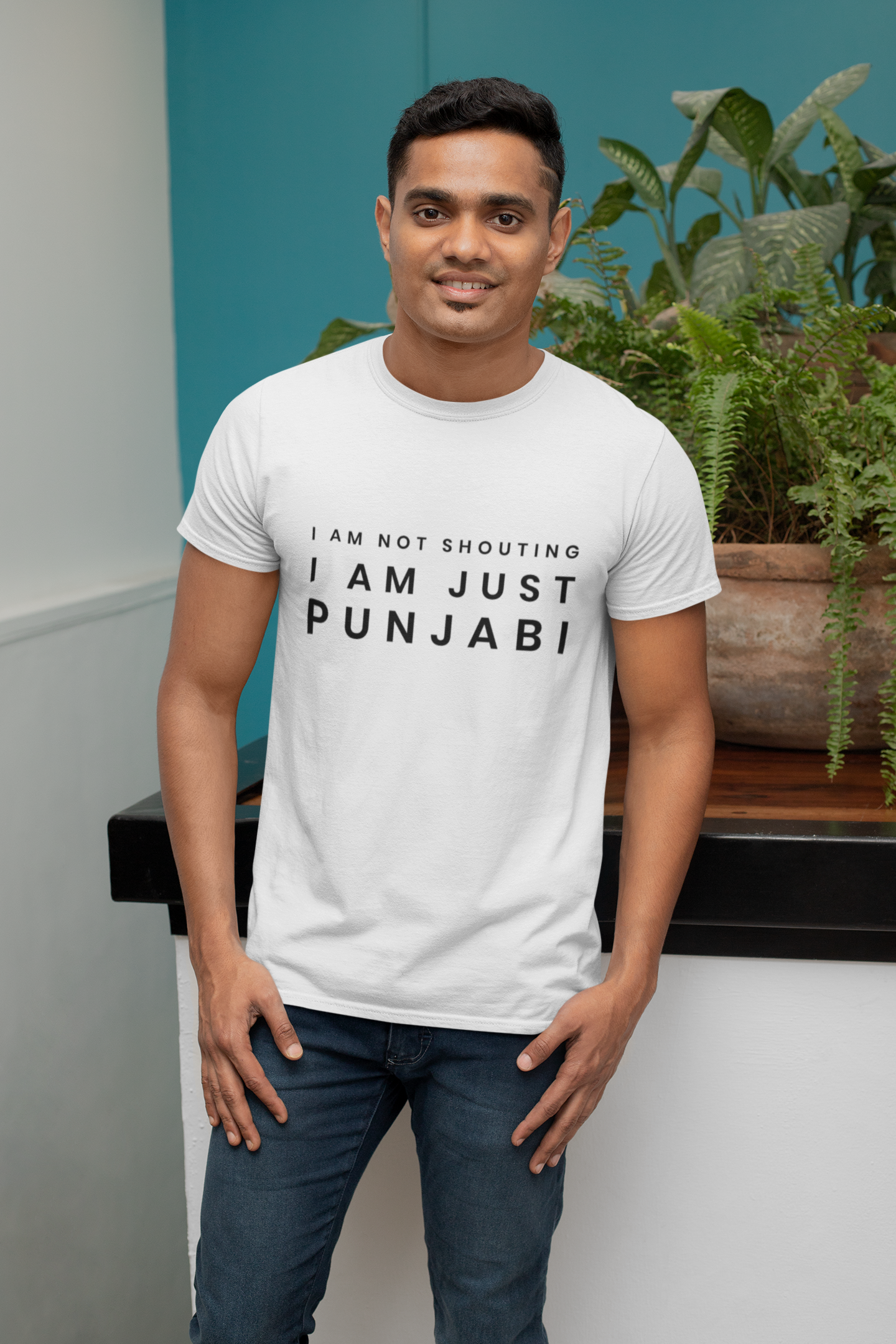
                  
                    BASIC ESSENTIALS: I Am Not Shouting Punjabi Unisex T-Shirts
                  
                