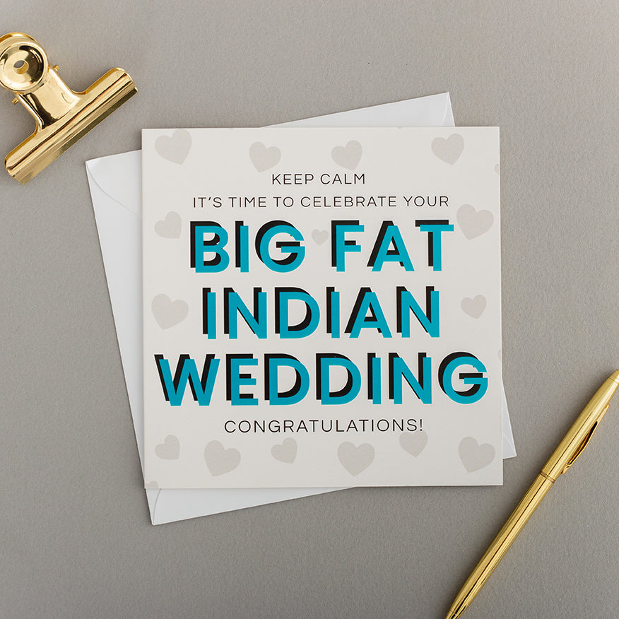 Big Fat Indian Wedding Card