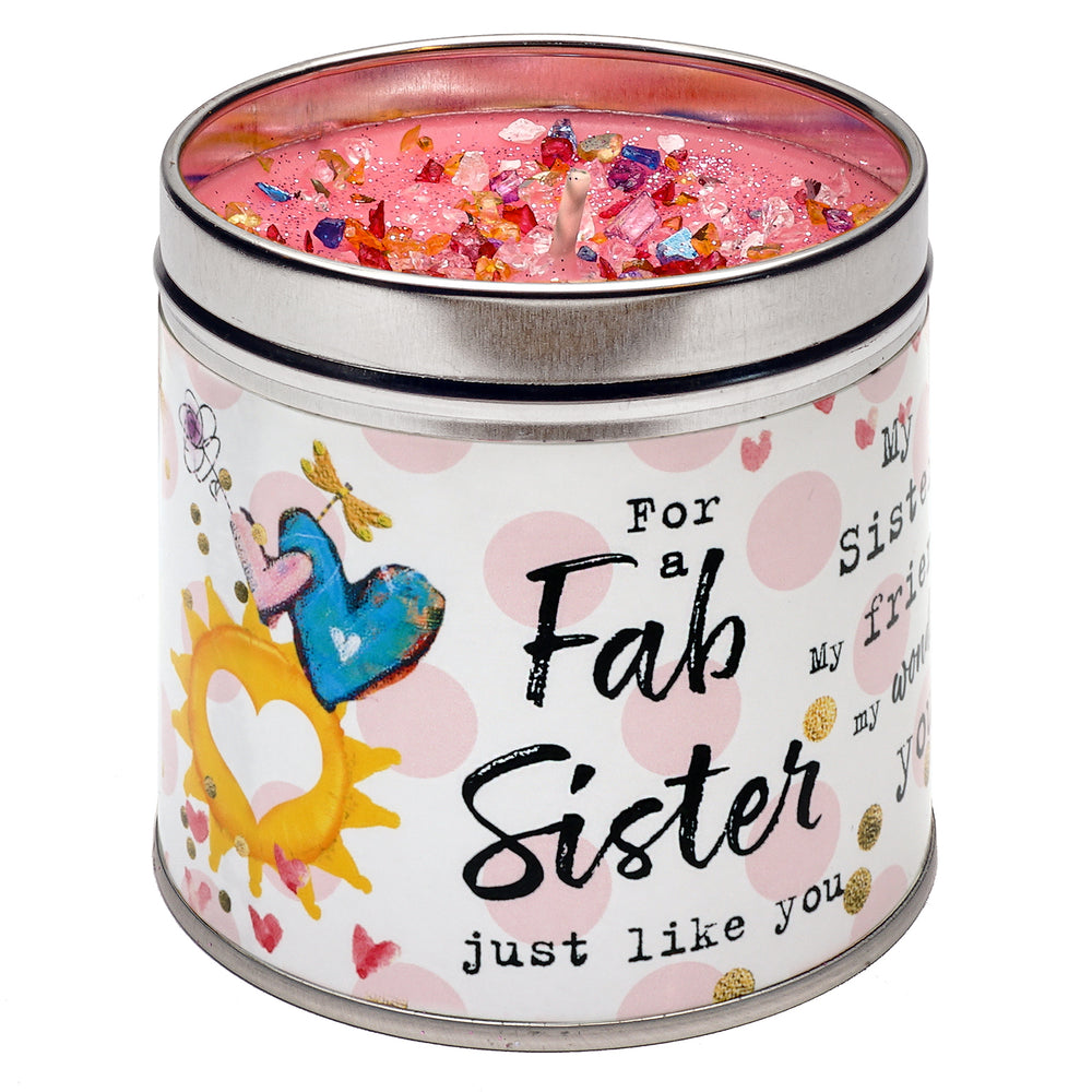 For A Fab Sister Candle