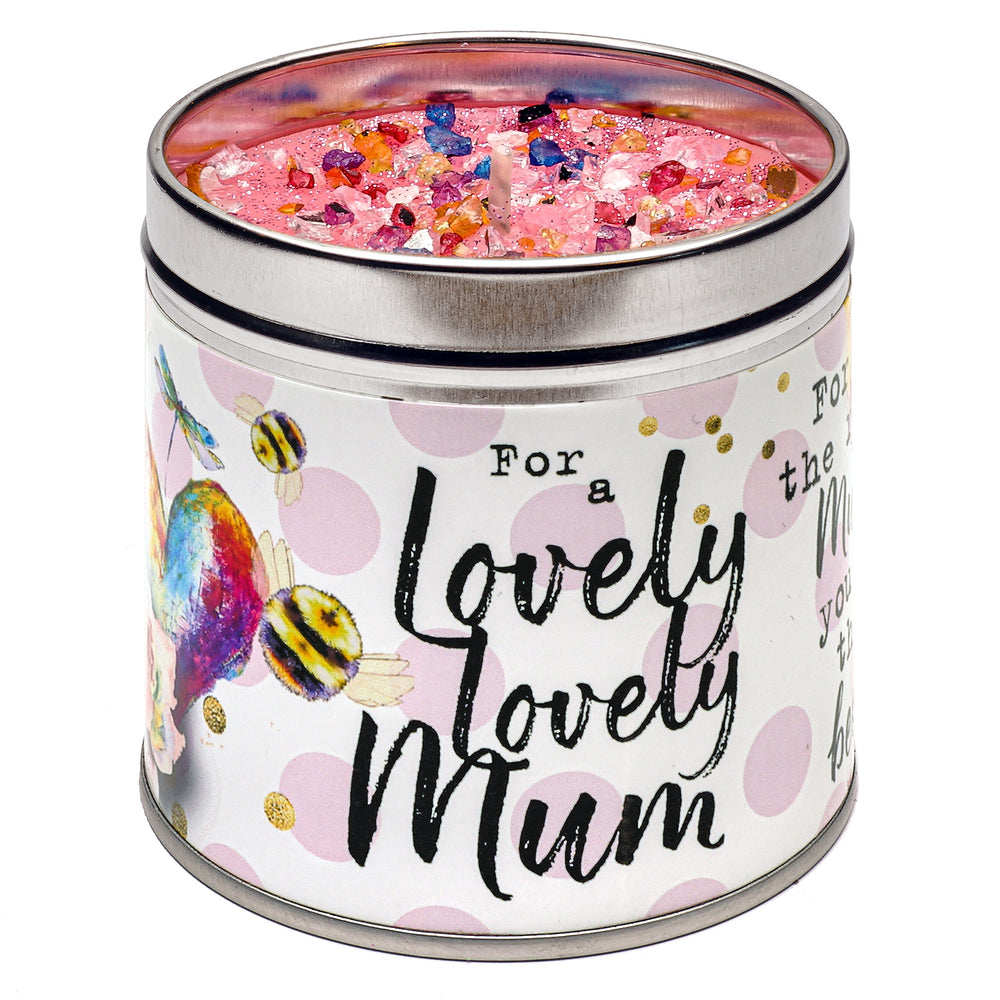 Lovely Lovely Mum - Tin Candle