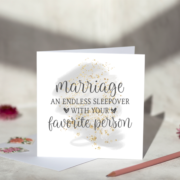 Marriage Favorite Person Greeting Card