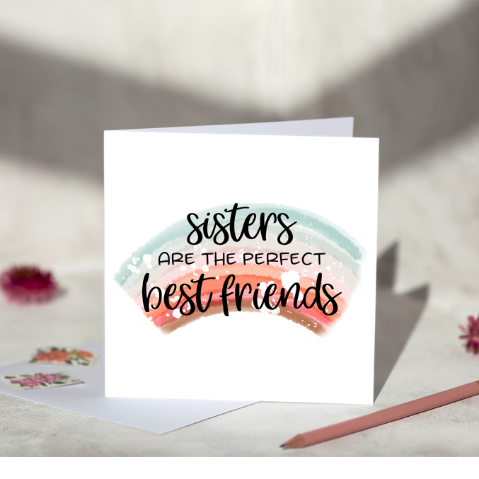 Sister Best friends Greeting Card