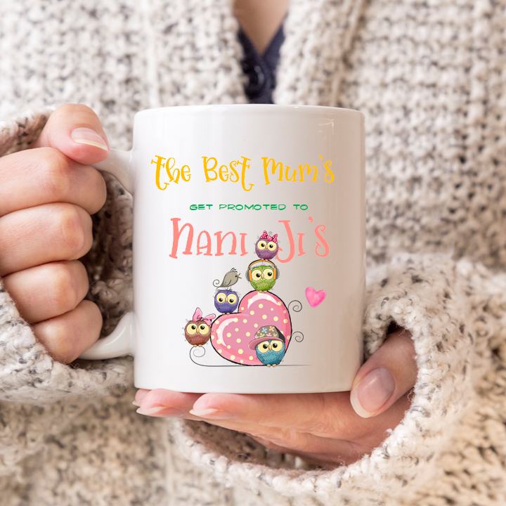 The Best Mum's Gets Promoted To Personalised Mug