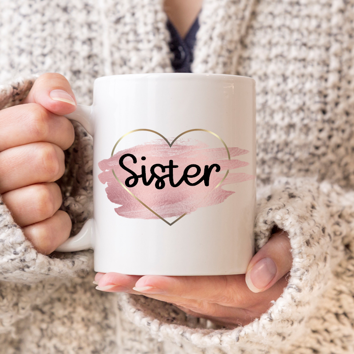 Rose Gold Sister Mug