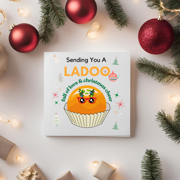 Ladoo Christmas Card