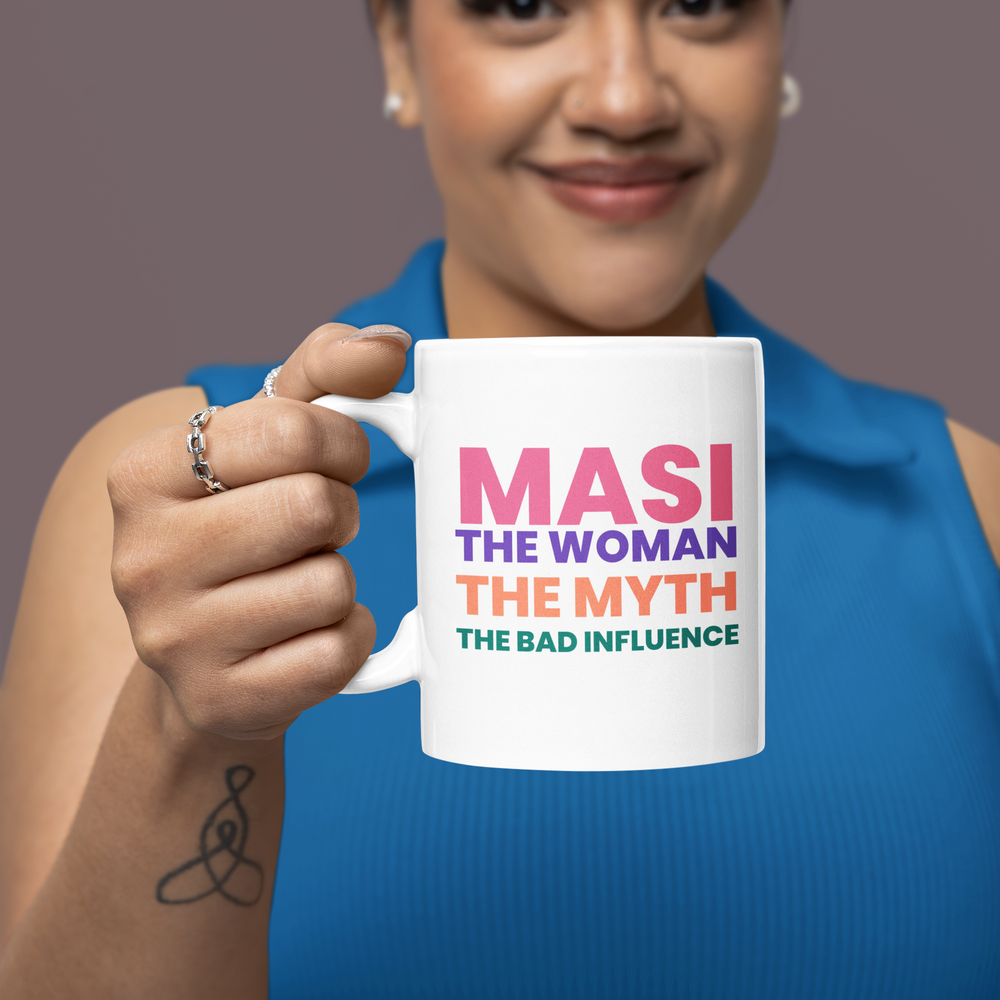 
                      
                        The Myth Bad Influence Female Mug
                      
                    