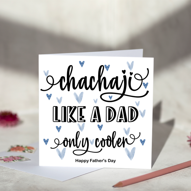 Like A Dad Only Cooler For Him Greeting Card