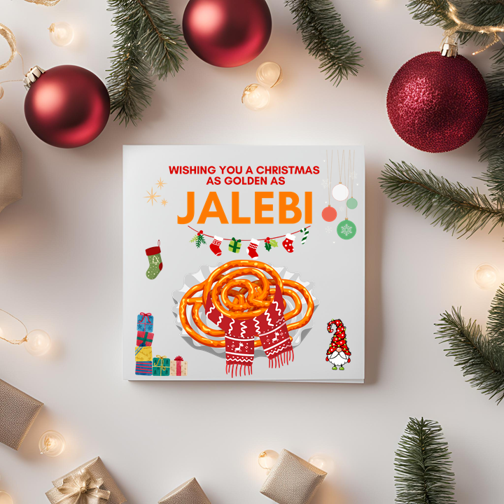 Jalebi Christmas Card