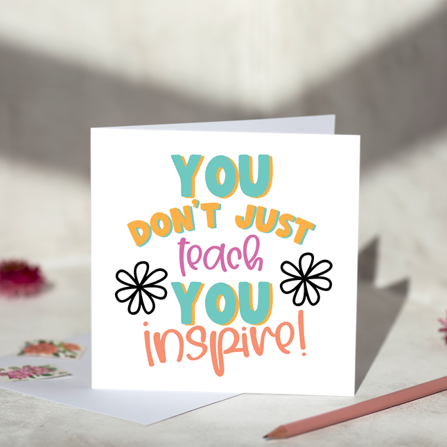 Inspire Teacher Card