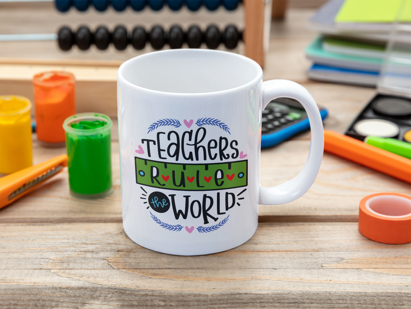 Rule The World Teacher Mug