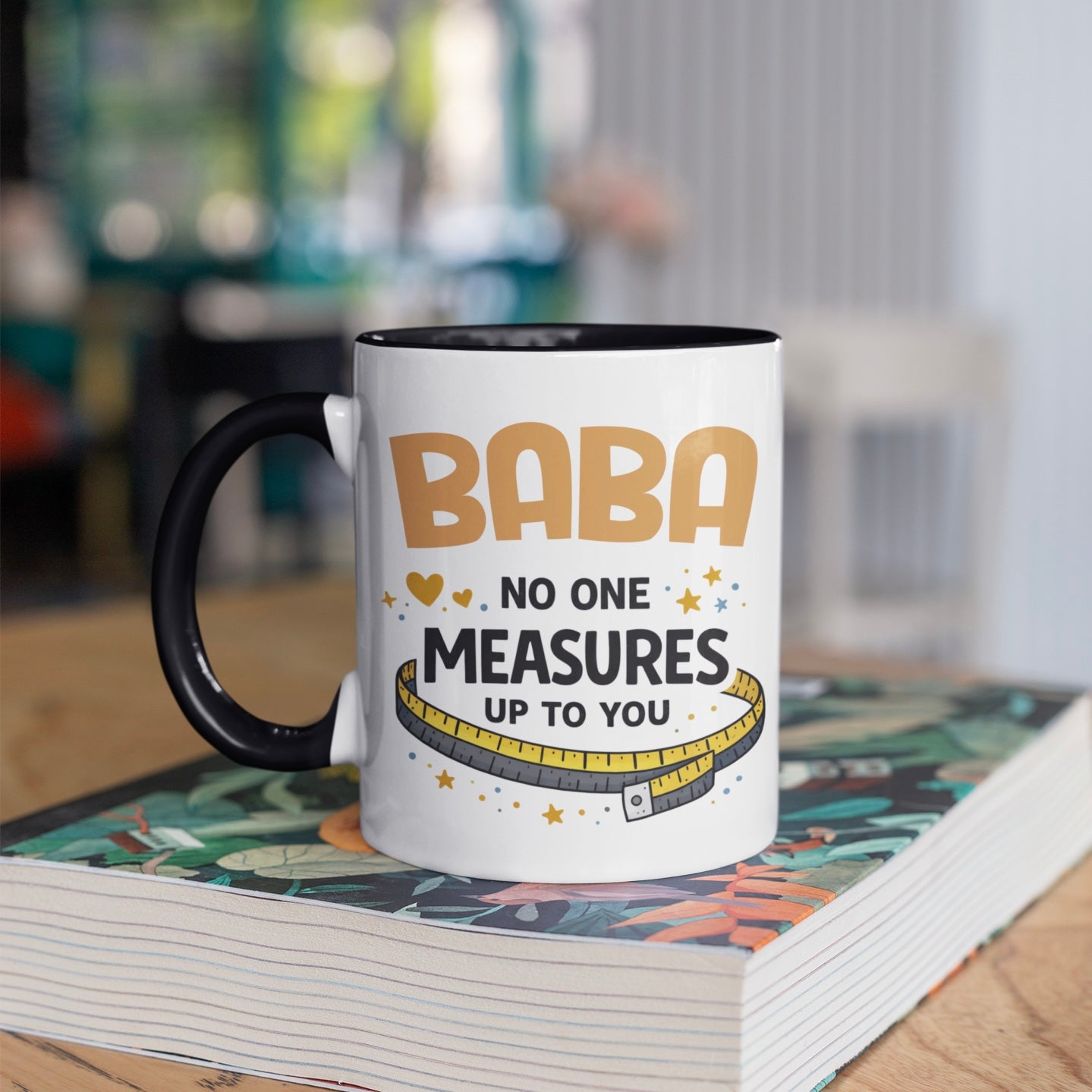 No One Measures for Grandad Mug