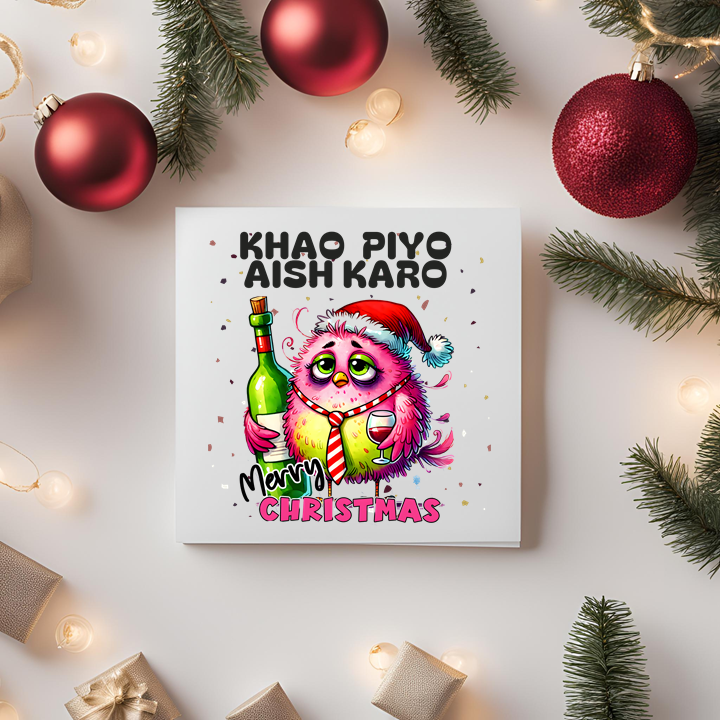 Khao Piyo Aish Karo Christmas Card