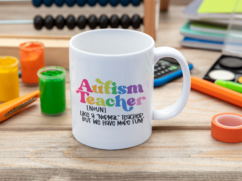 Autistic Noun Teacher Mug