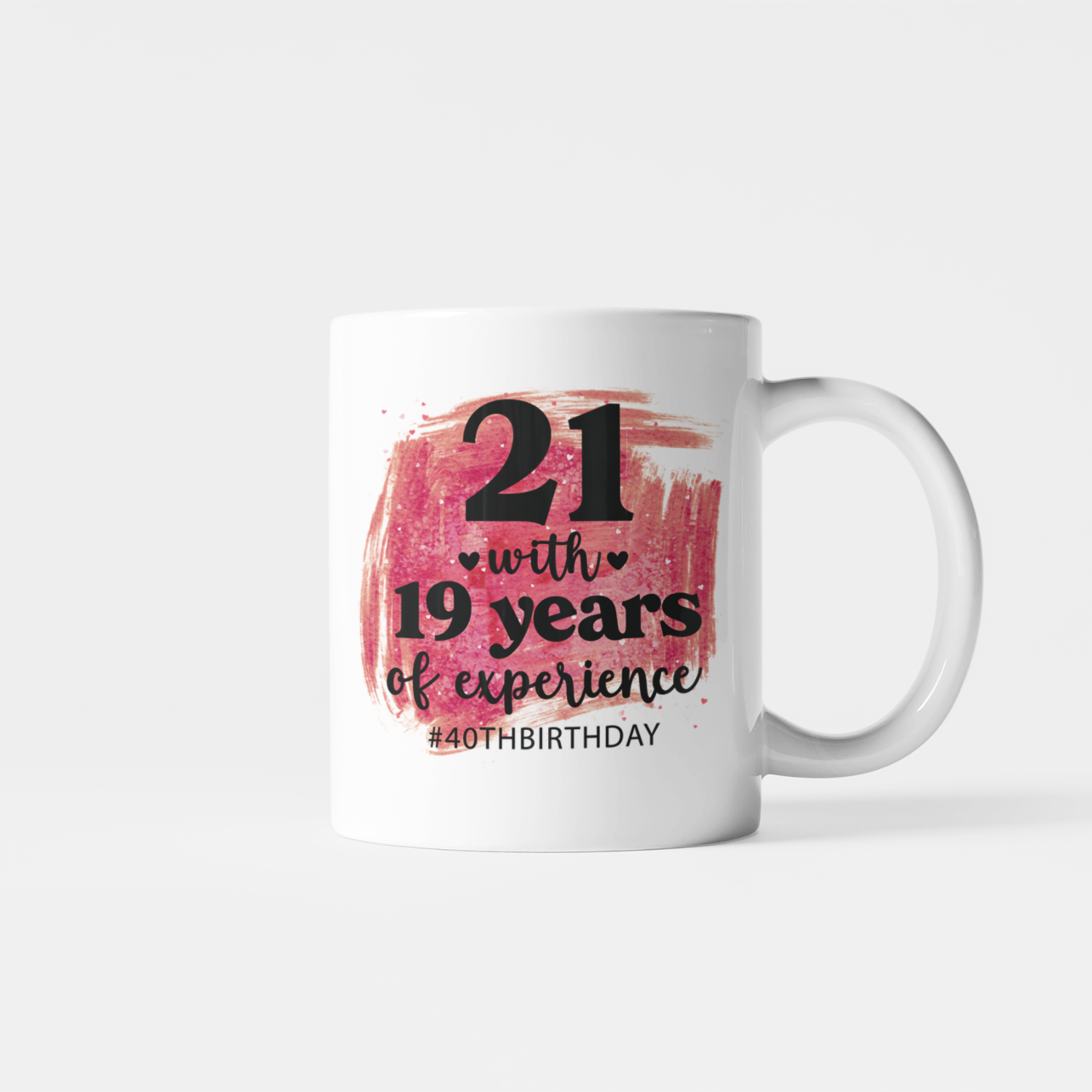 19 Years Experience 40th Birthday Mug