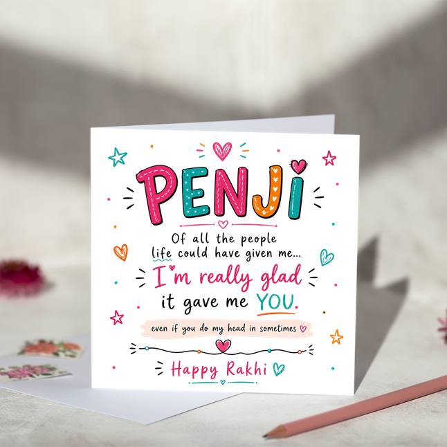 To My Penji Greeting Card