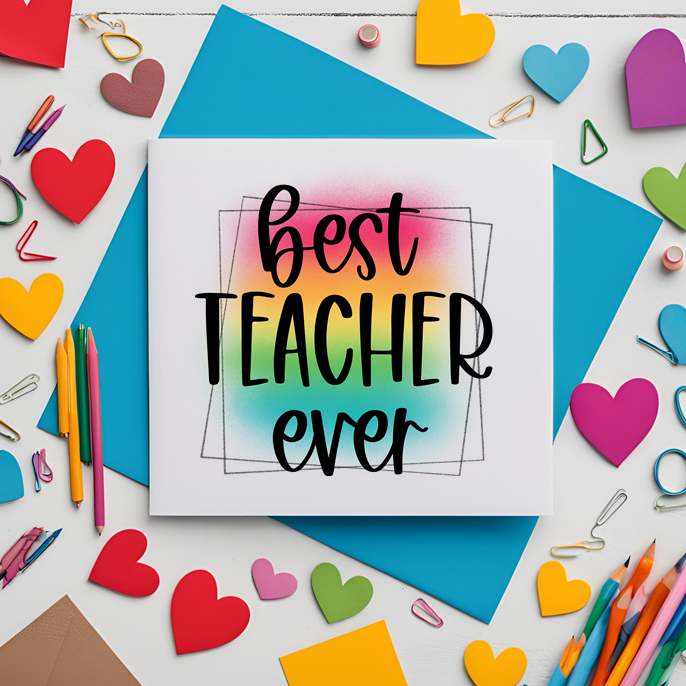 Best Teacher Ever Card
