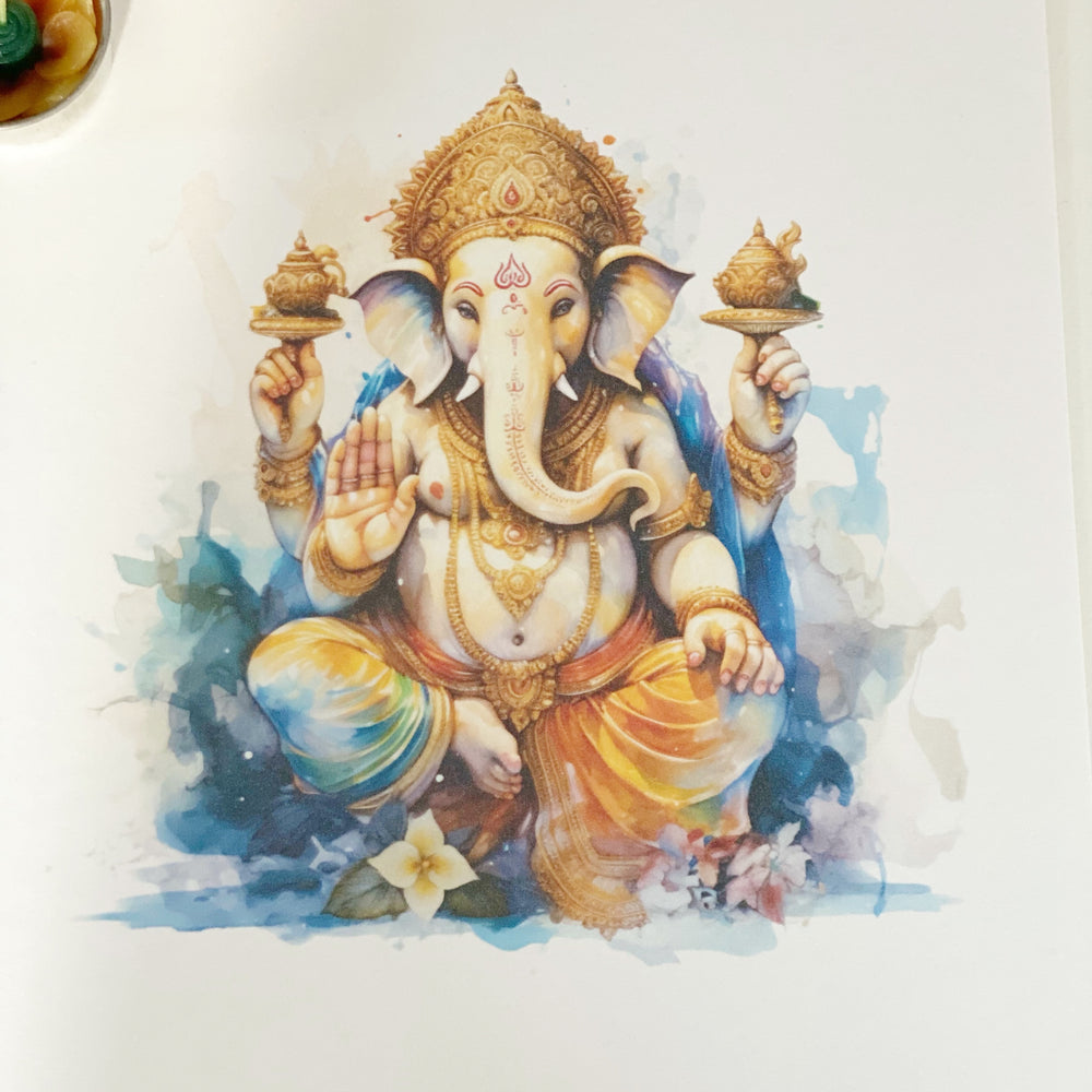 Ganesh Pastel Print