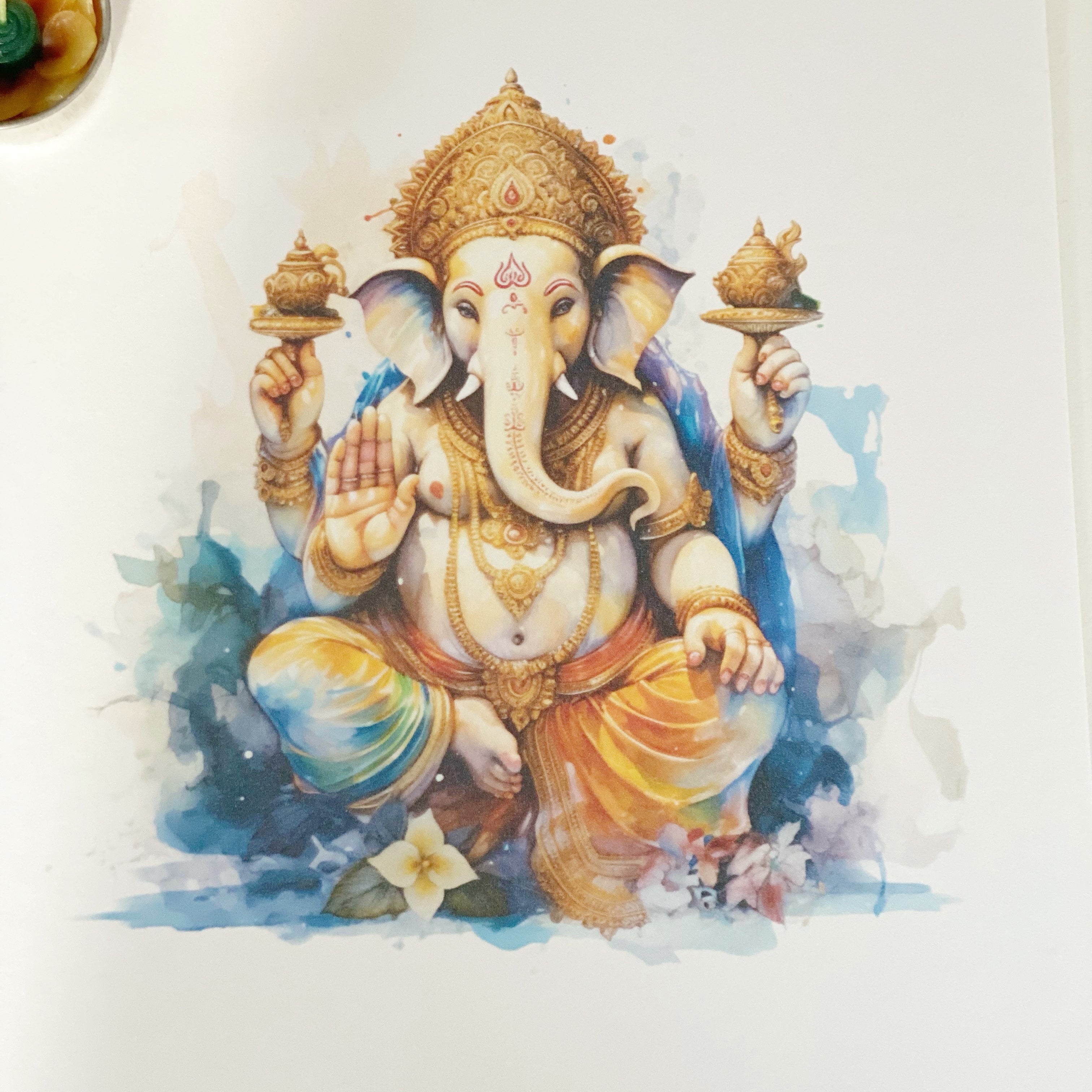 Ganesh Pastel Print