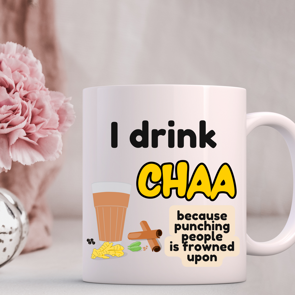 
                      
                        I Drink Because Punching People Mug
                      
                    