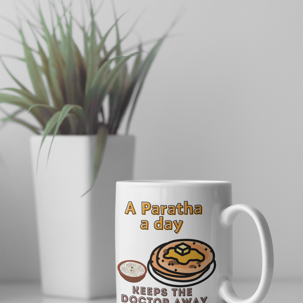 
                      
                        A Paratha A Day Mug
                      
                    