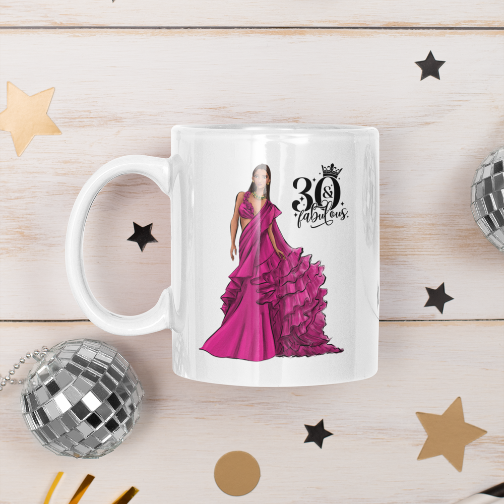 
                      
                        30 & Fab Cerise Dress 30th Birthday Mug
                      
                    