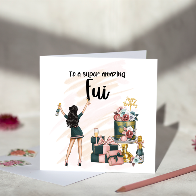 Super Amazing Birthday For Her Card
