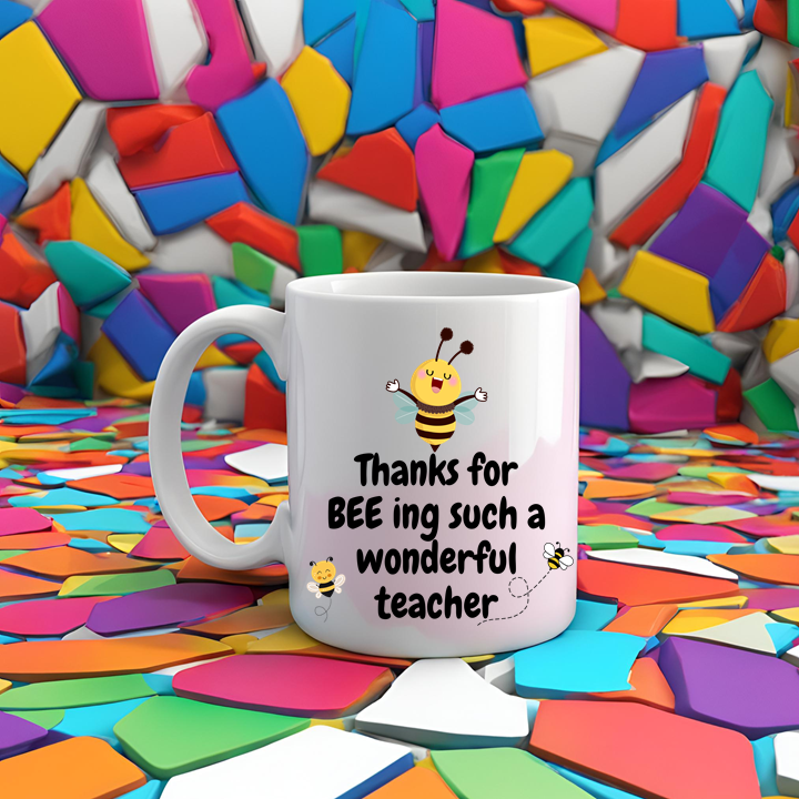 Bee Teacher Mug