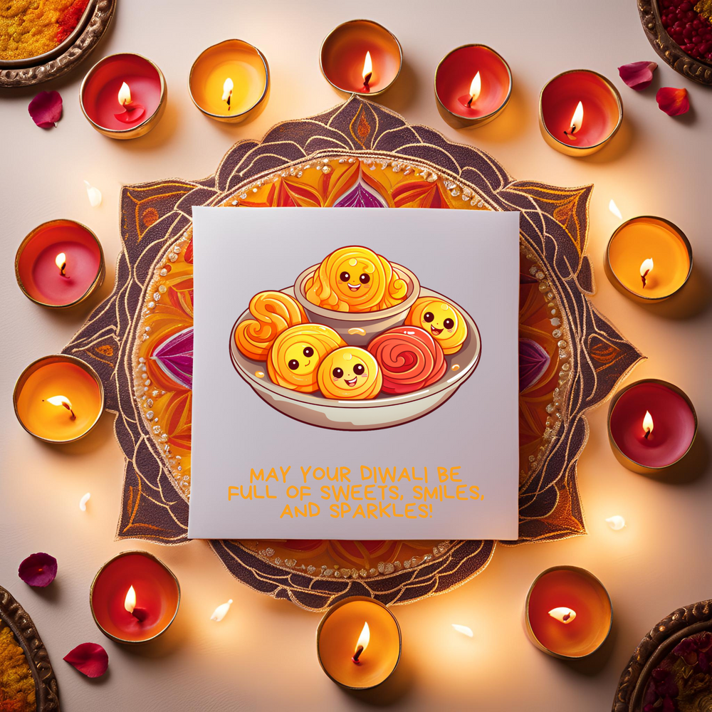 Jalebi Diwali Greeting Card