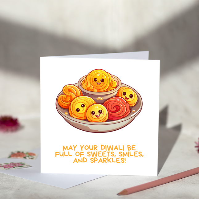 Jalebi Diwali Greeting Card