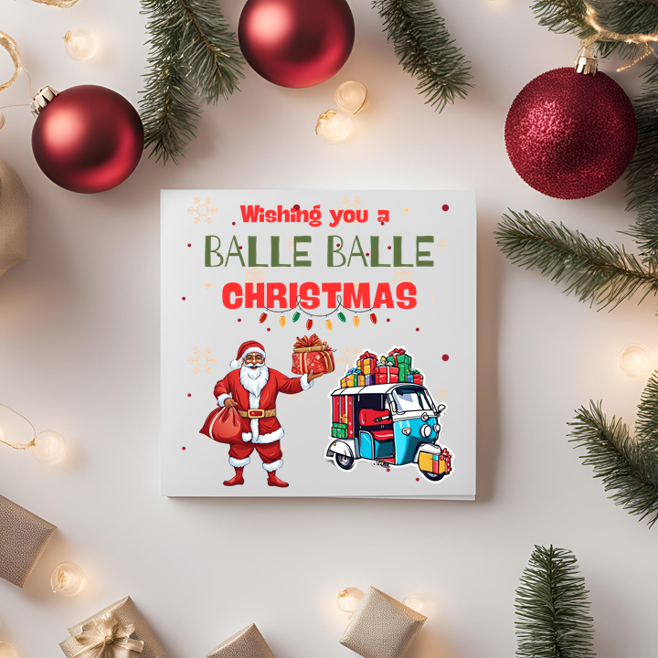 Balle Balle Christmas Card