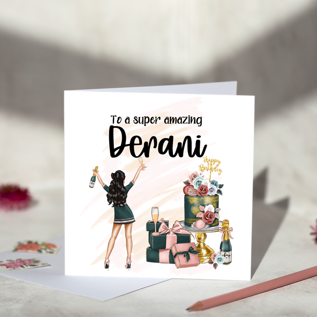 Super Amazing Birthday For Her Card