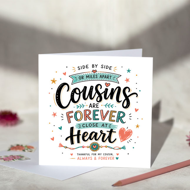 Cousins Forever Greeting Card