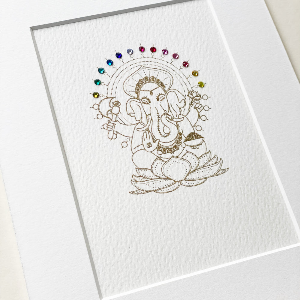 Swarovski Ganesh A5 Print