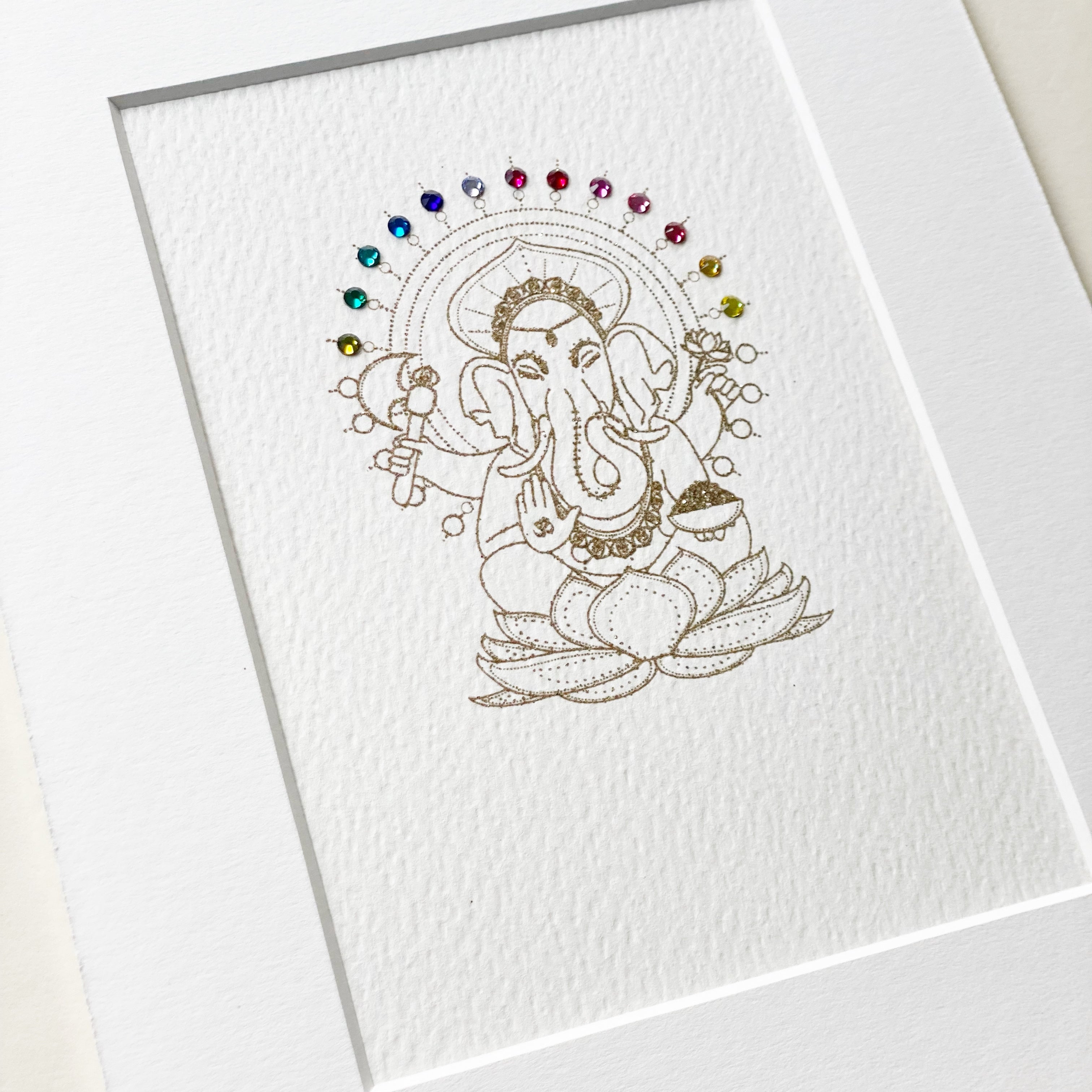 Swarovski Ganesh A5 Print