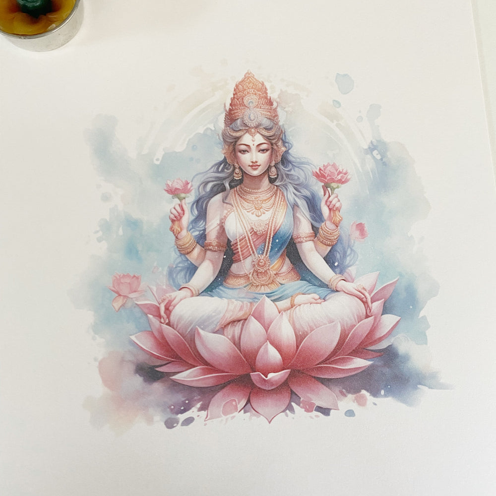 Lakshmi Pastel Print