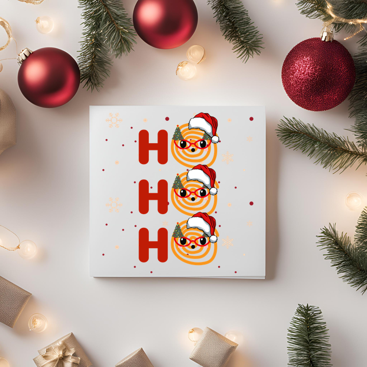 Ho Ho Ho Jalebi Christmas Card