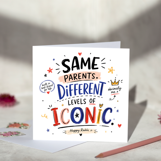 Same Parents Iconic Card