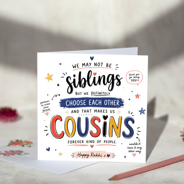 Cousins Siblings Greeting Card