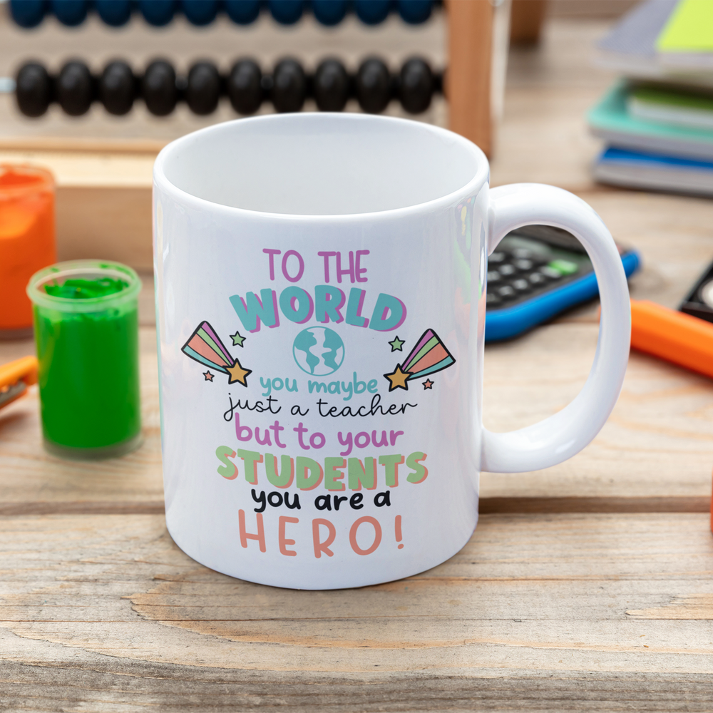 Hero Teacher Mug