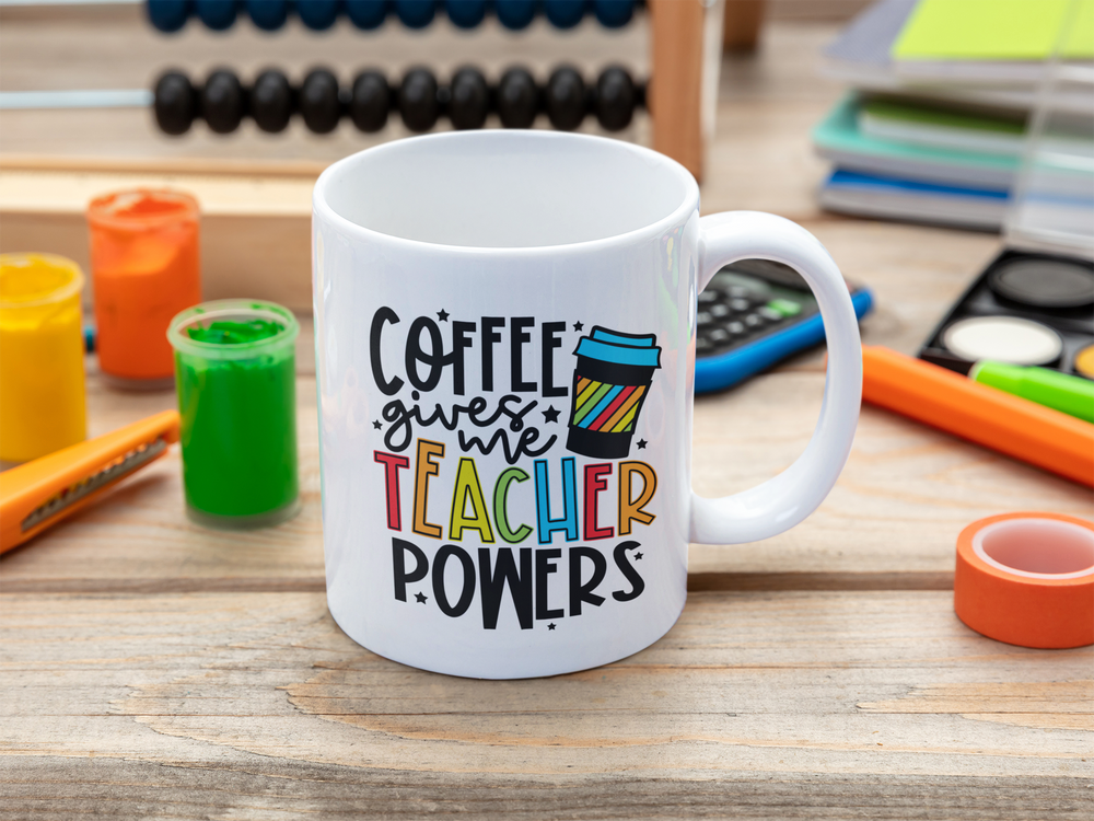 Coffee Teacher Powers Mug