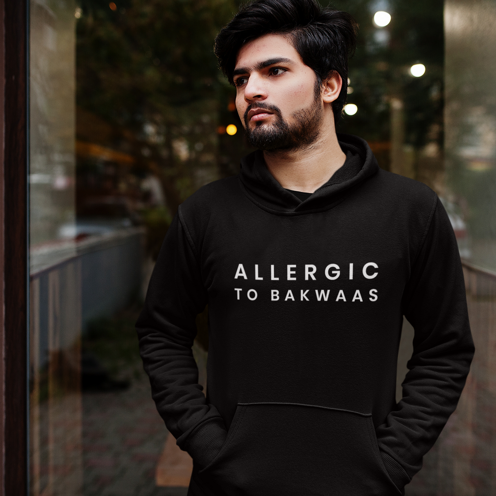 
                      
                        Allergic to Bakwaas Unisex Hoodie - Various Colours
                      
                    