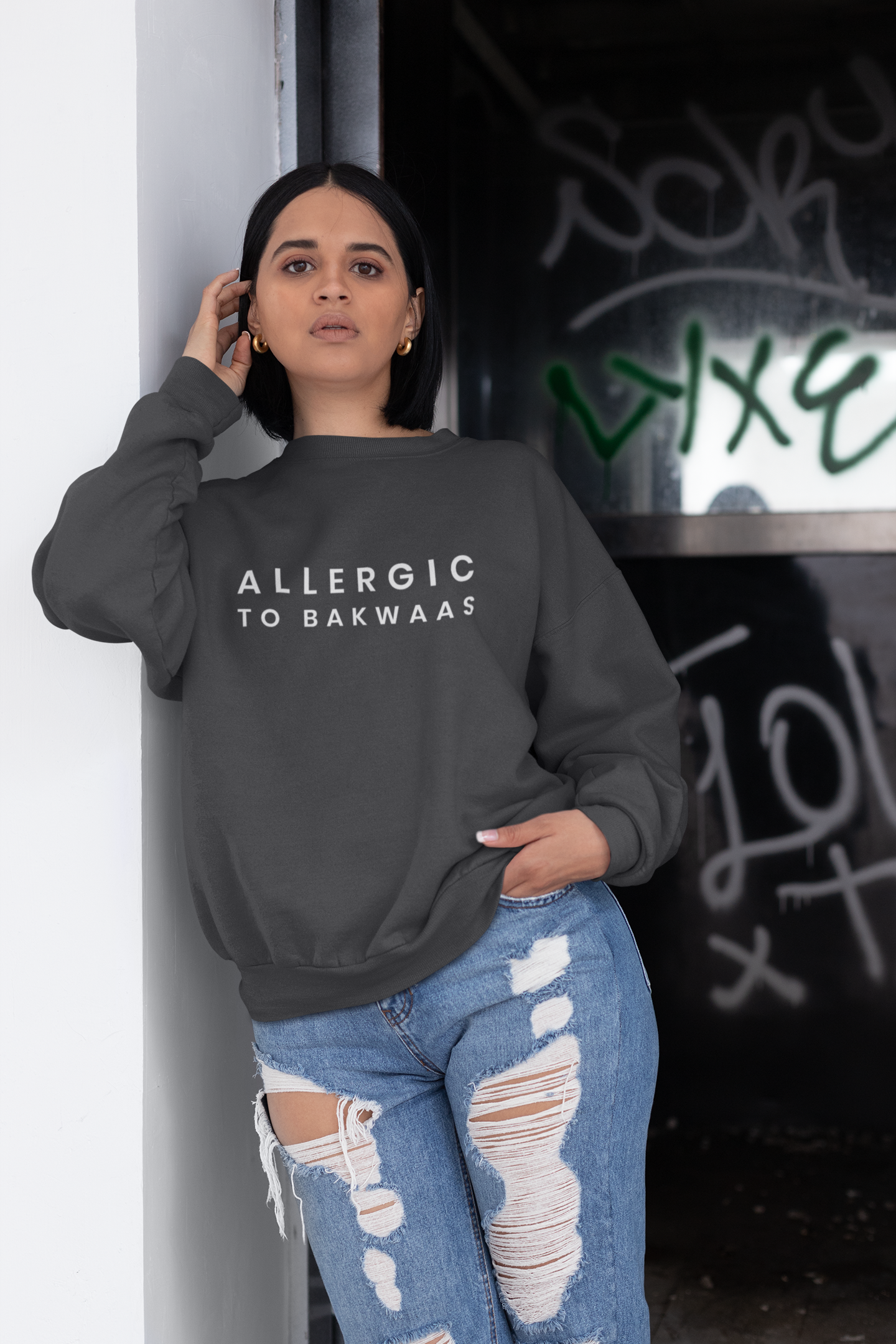 Allergic to Bakwaas Unisex Sweatshirt - Various Colours