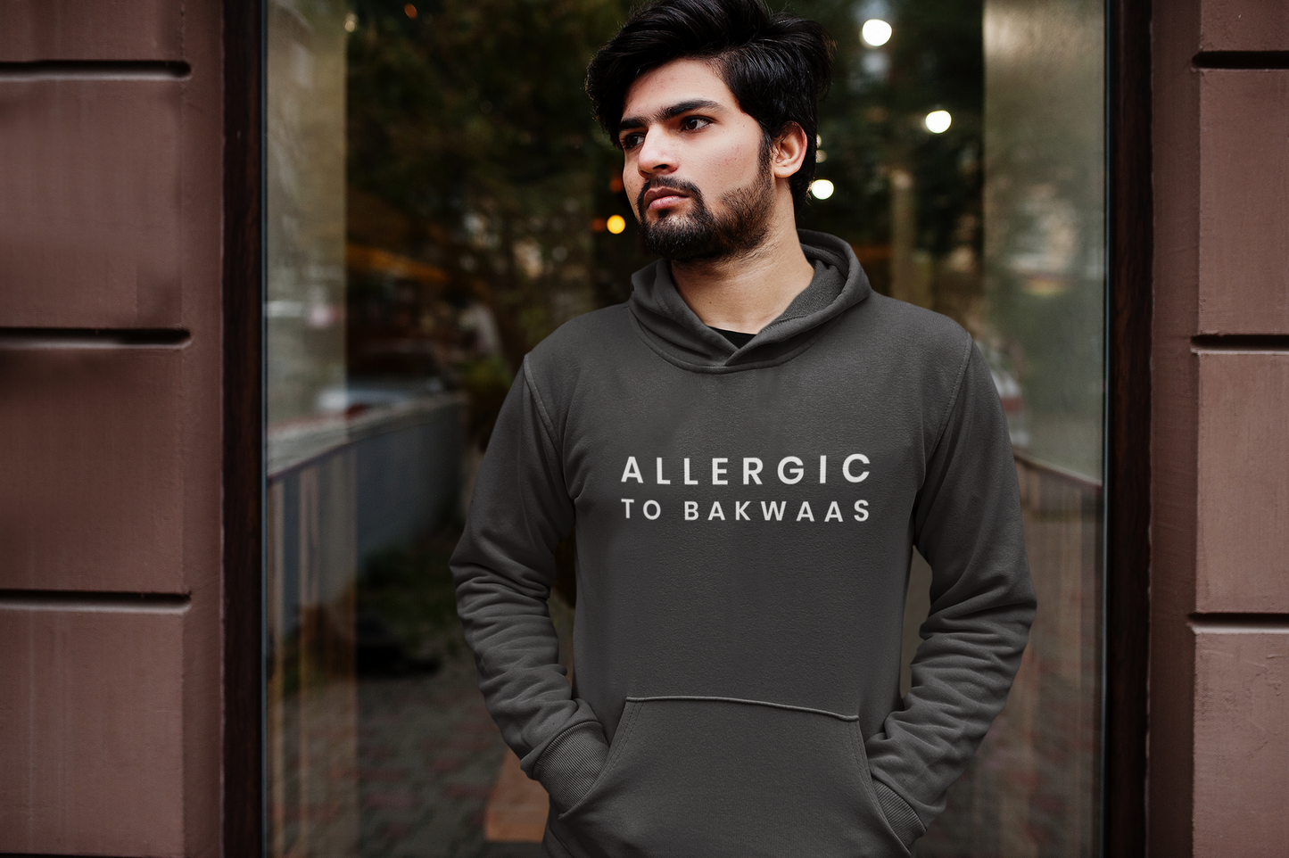 Allergic to Bakwaas Unisex Hoodie - Various Colours