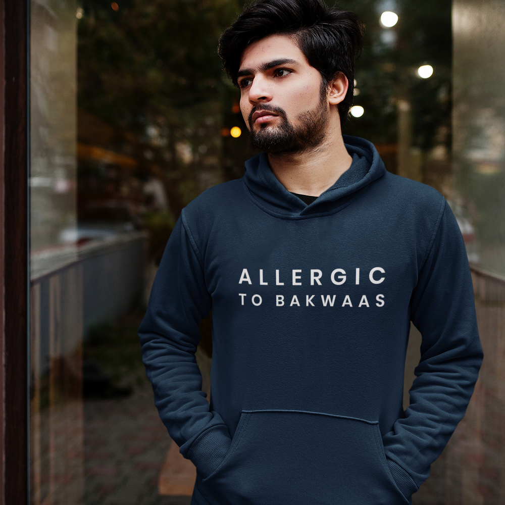 
                      
                        Allergic to Bakwaas Unisex Hoodie - Various Colours
                      
                    