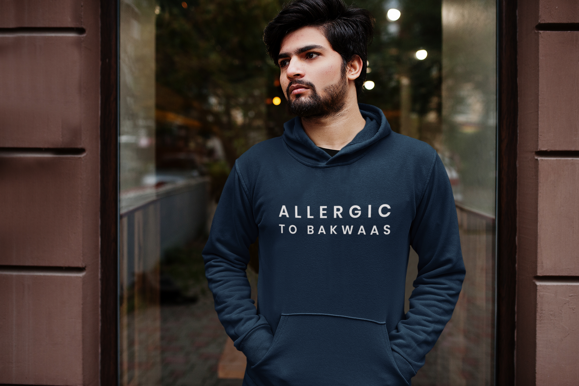 Allergic to Bakwaas Unisex Hoodie - Various Colours