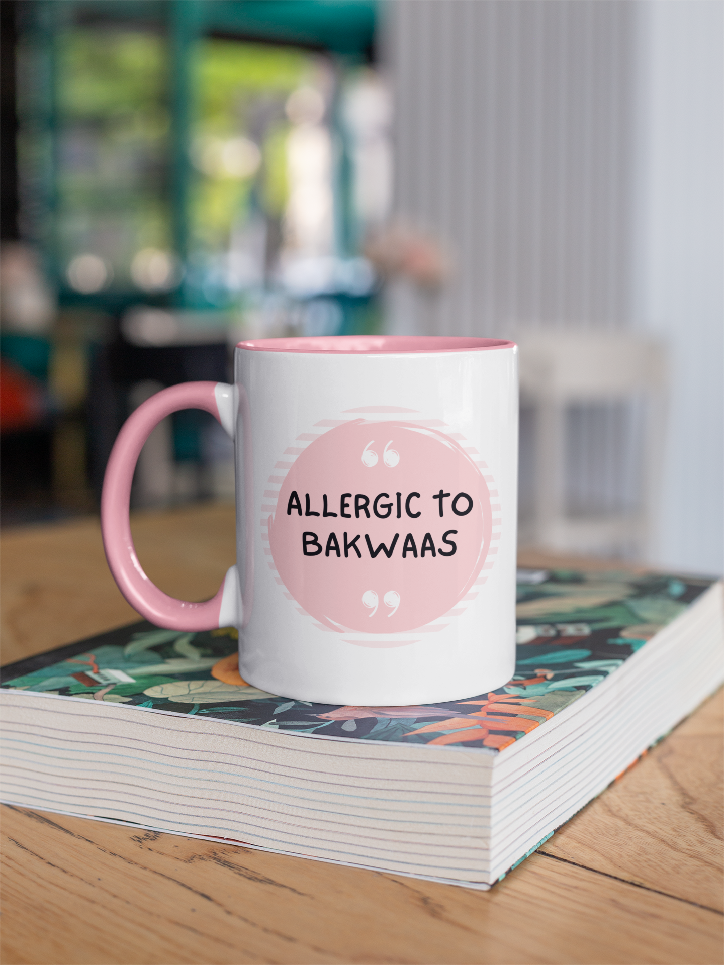 
                  
                    Allergic to Bakwaas Mug
                  
                