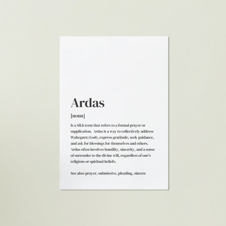 
                  
                    Ardas Definition Art Print or Framed
                  
                