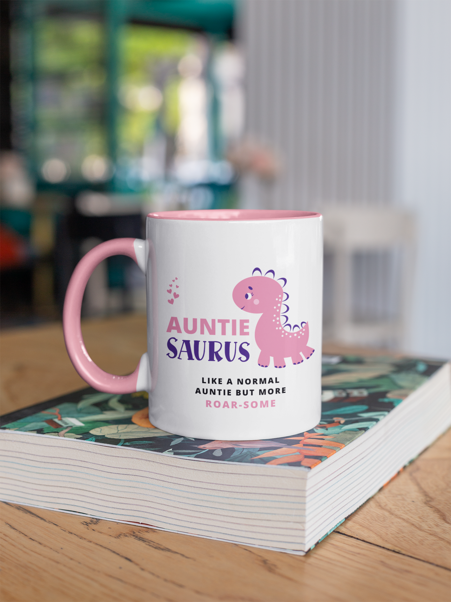 Pink Saurus Mug